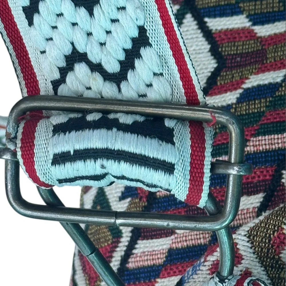 Geometric Patterned Drawstring Backpack - Picture 9 of 11